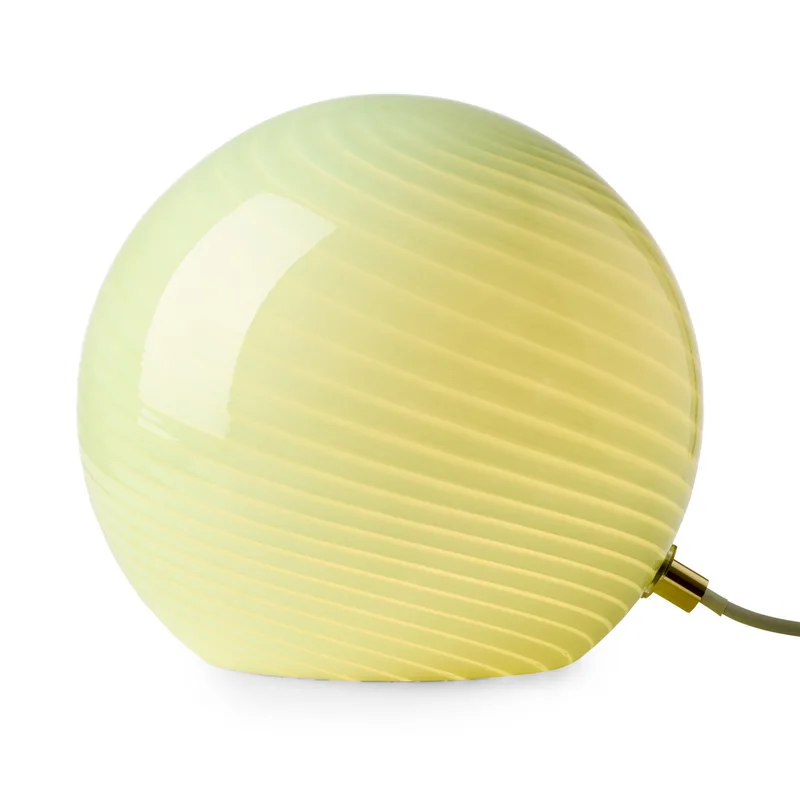 CANDY tafellamp, olijfgroen, Ø 20 cm, glas, E14 by Halo Design – product photo