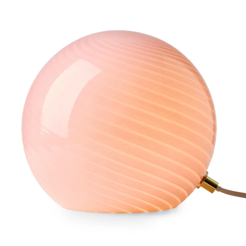 CANDY tafellamp, roze, Ø 20 cm, glas, E14 by Halo Design – product photo