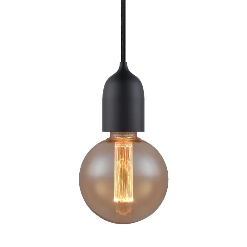 CLASSIC hanglamp, zwart, Ø 5 cm, metaal, E27 by Halo Design – product photo