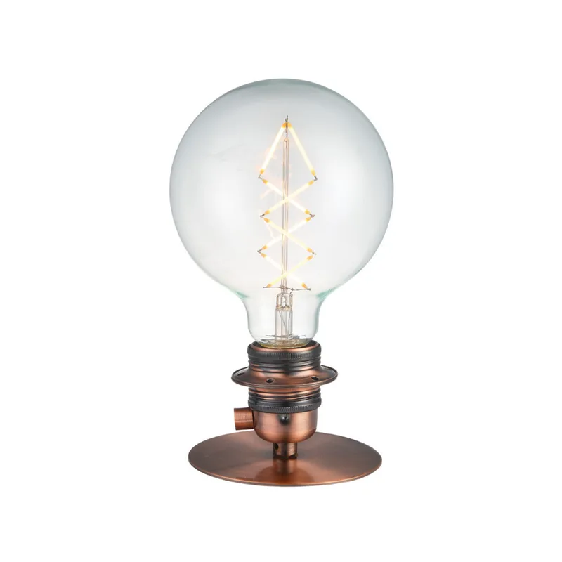 COMBI tafellamp, antiek koper, Ø 11 cm metaal by Halo Design – product photo
