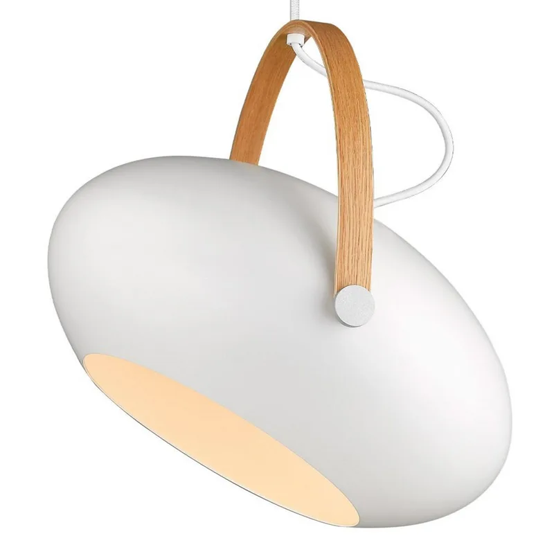 D.C Hanglamp Ø40 White/Oak fra Halo Design – produktbillede