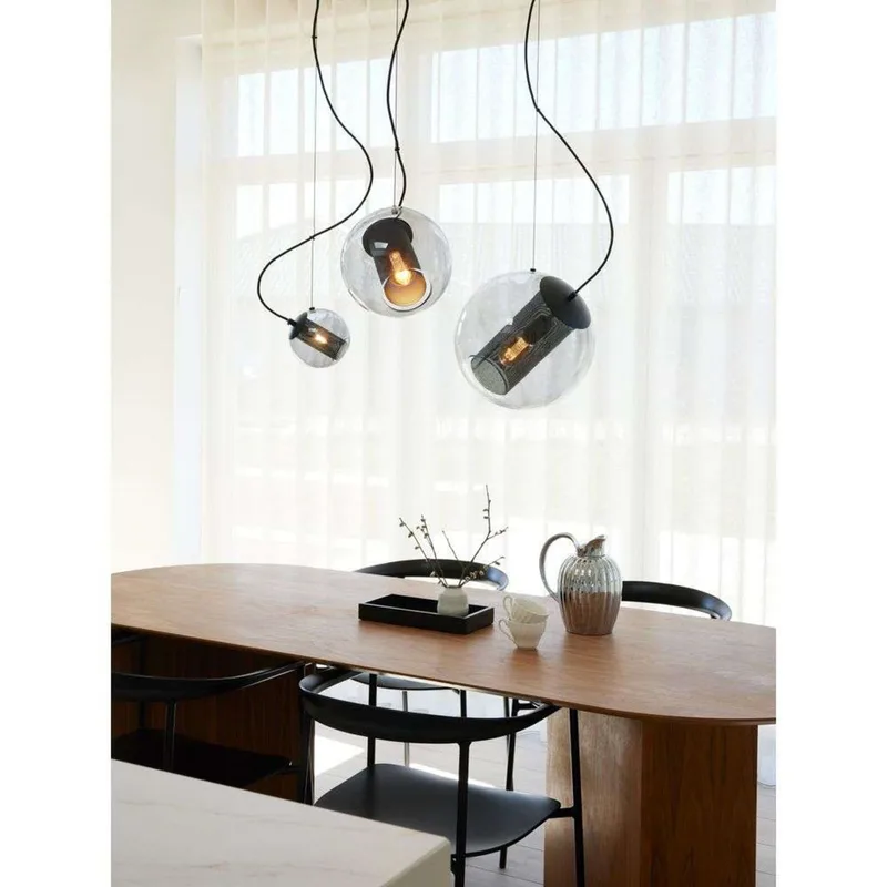 Forty-Five Hanglamp Ø15 Smoke de Halo Design – photo du produit