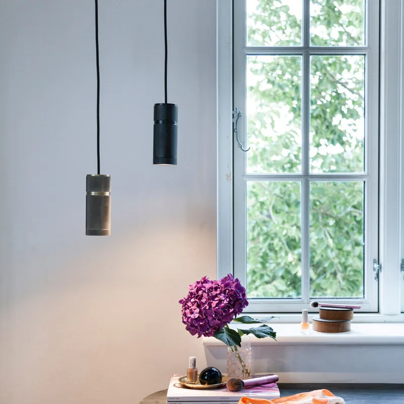 HALO hanglamp, matzwart, hoogte 15 cm, GU10 fra Halo Design – produktbillede