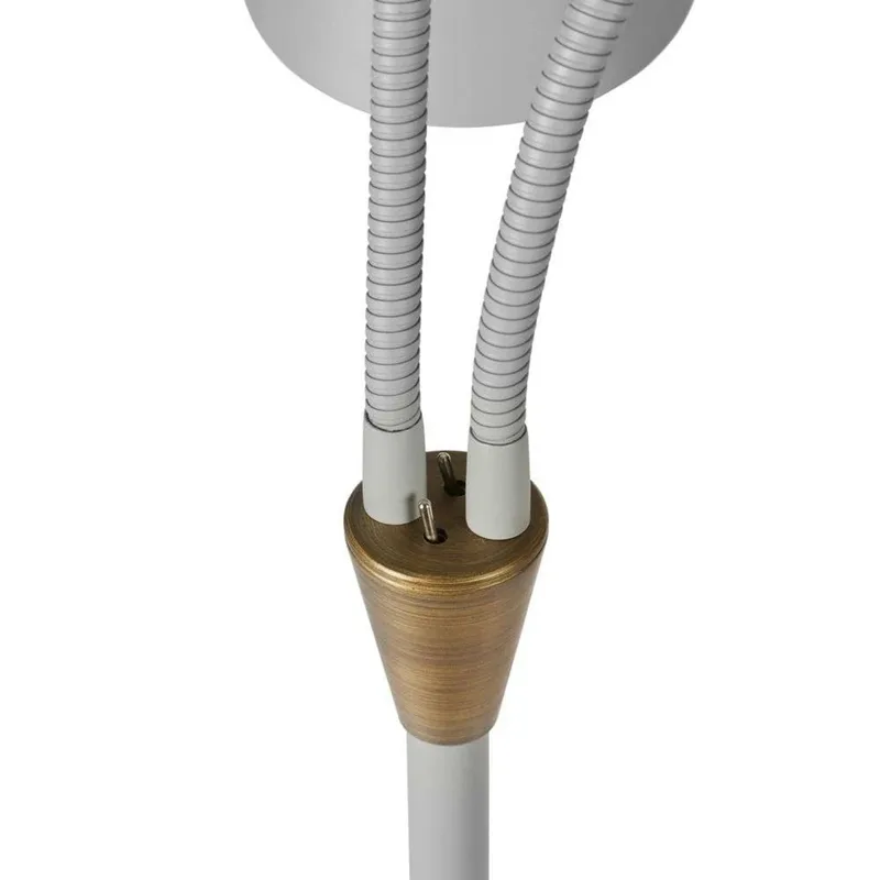 Hygge vloerlamp, lichtgrijs, 2-lamps, hoogte 135 cm by Halo Design – product photo