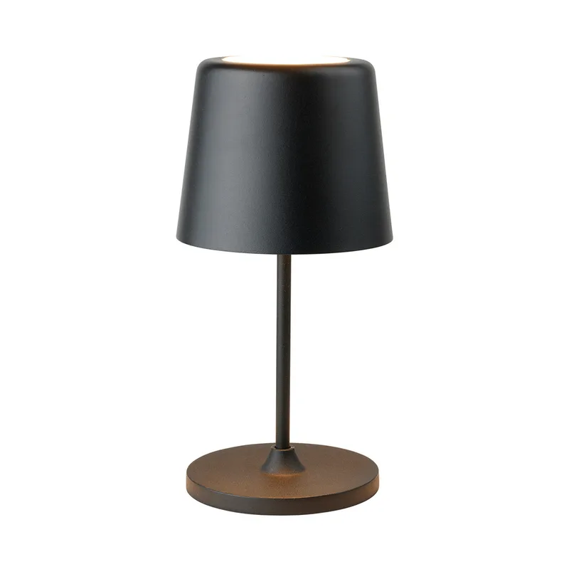 LUMEN LED tafellamp op accu, zwart, 23 cm, IP44 von Halo Design – Produktfoto