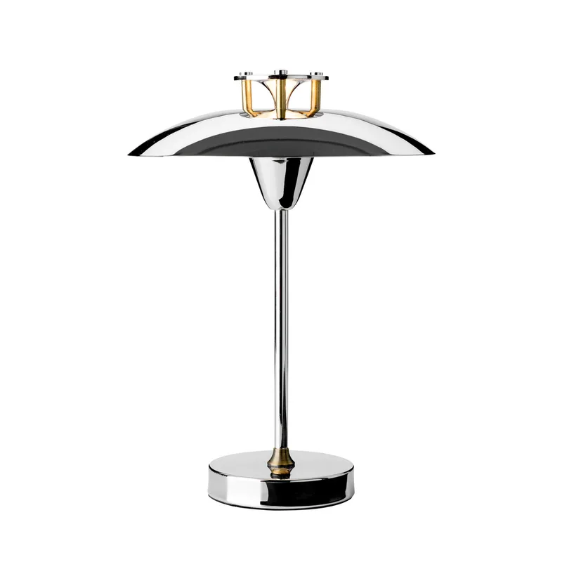 MINI STEPP 1-2-3 accu-tafellamp, chroom, IP44 by Halo Design – product photo