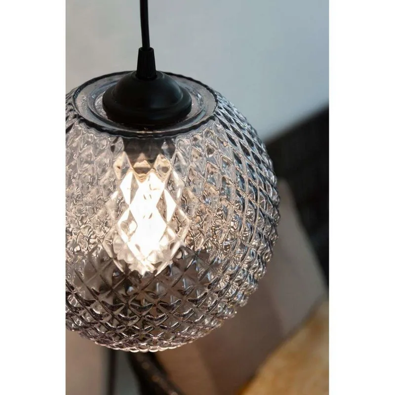 Nobb Ball Hanglamp Ø22 Smoke de Halo Design – photo du produit