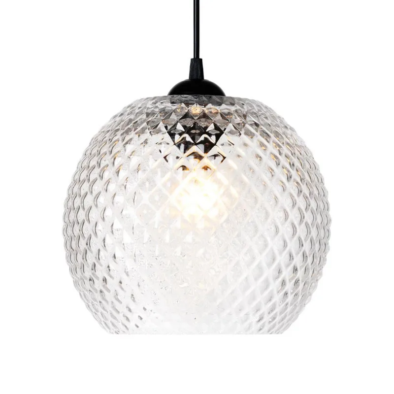 NOBB hanglamp, helder, Ø 22 cm, glas, E27 by Halo Design – product photo