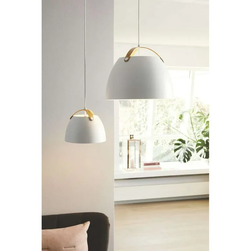 Oslo Hanglamp Ø24 Blakc/Oak från Halo Design – produktbild
