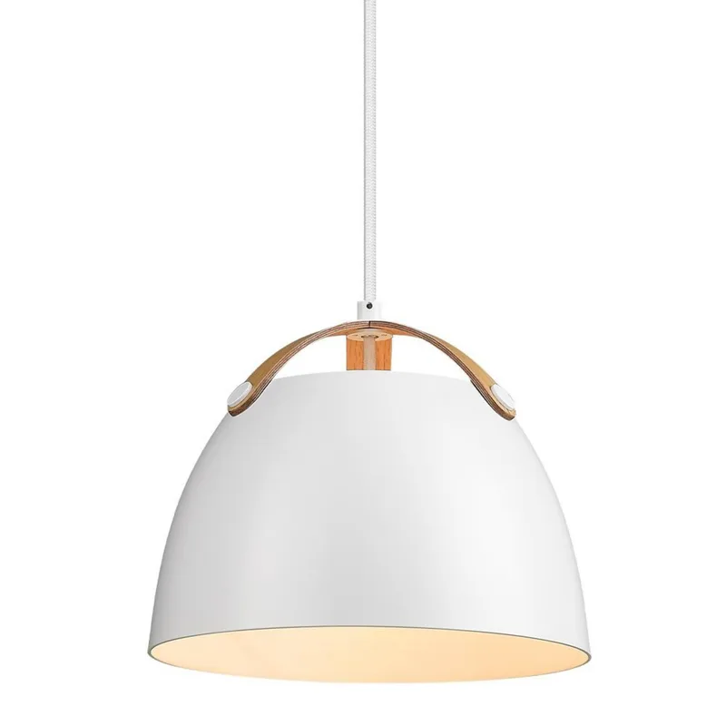 Oslo Hanglamp Ø24 White/Oak från Halo Design – produktbild