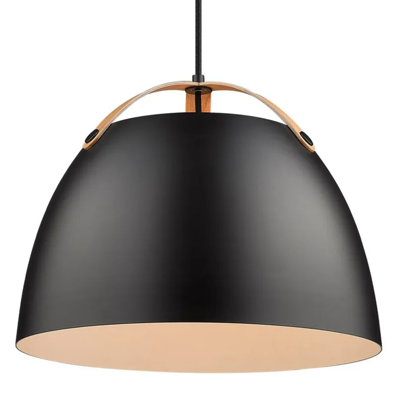 Oslo Hanglamp Ø40 Black/Oak från Halo Design – produktbild