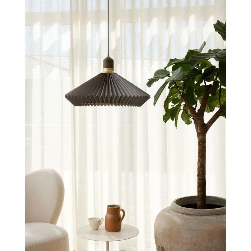Paris hanglamp, blauw, Ø 56 cm, textiel från Halo Design – produktbild