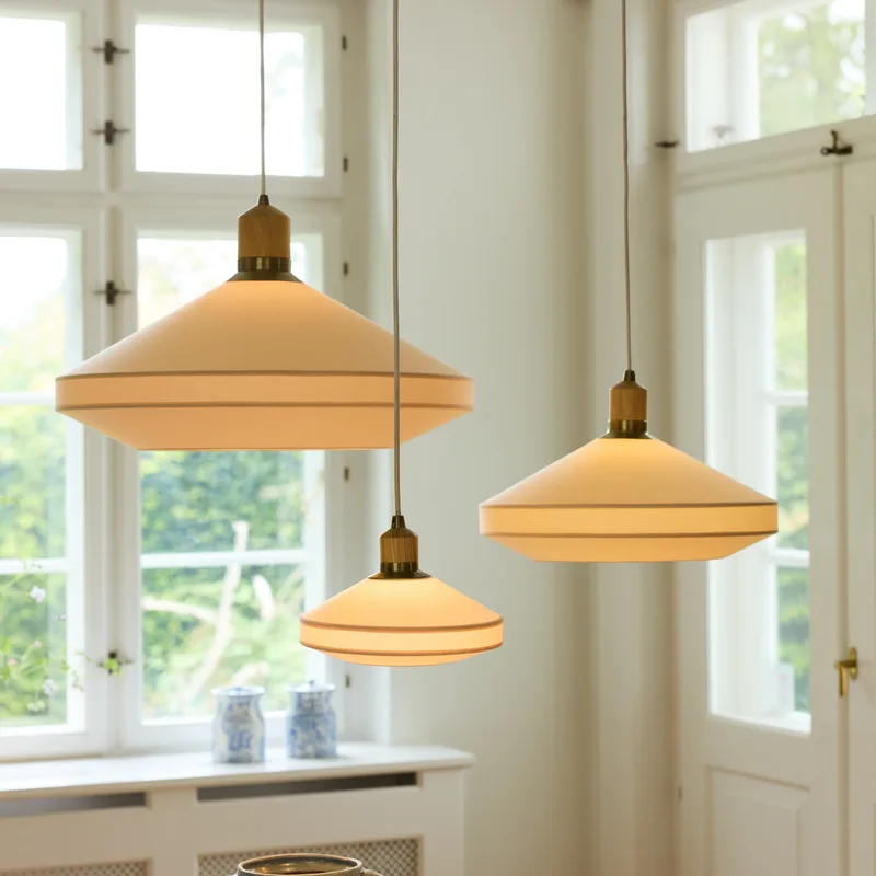 PARIS SOFT hanglamp, crème, textiel, Ø 40 cm från Halo Design – produktbild