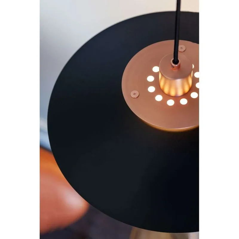 Rivoli hanglamp, zwart/messing, Ø 40 cm by Halo Design – product photo