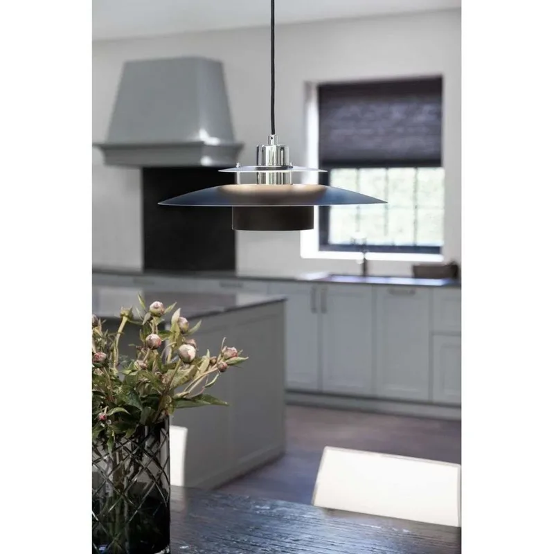 Sørup Hanglamp Matt Black/Copper von Halo Design – Produktfoto