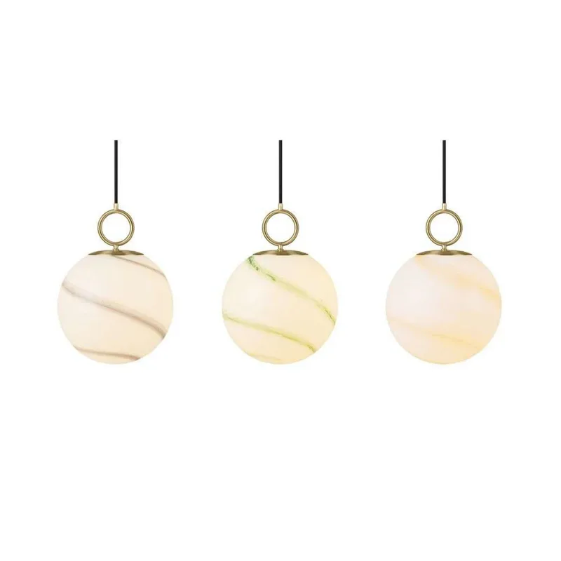 Stockholm Hanglamp Ø25 Marble Brown fra Halo Design – produktbillede