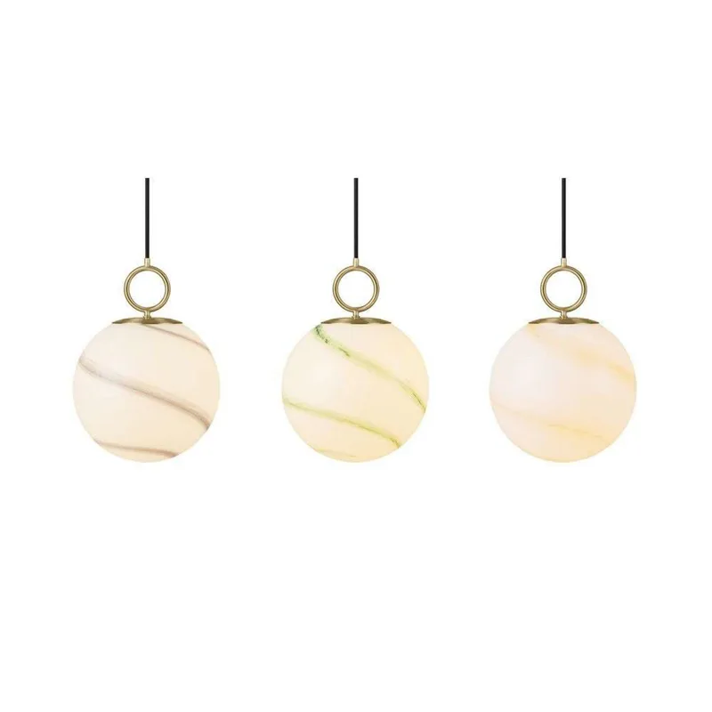 Stockholm Hanglamp Ø25 Marble Green fra Halo Design – produktbillede