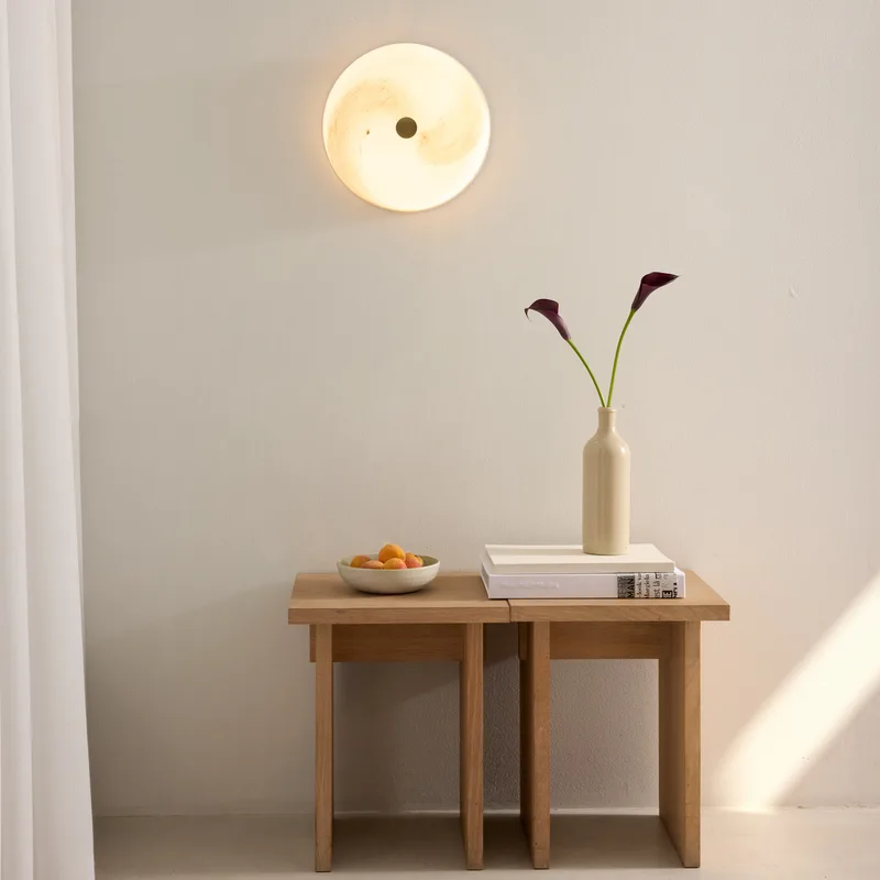 STOCKHOLM LED plafondlamp marmergrijs glas 31 cm van Halo Design – productfoto