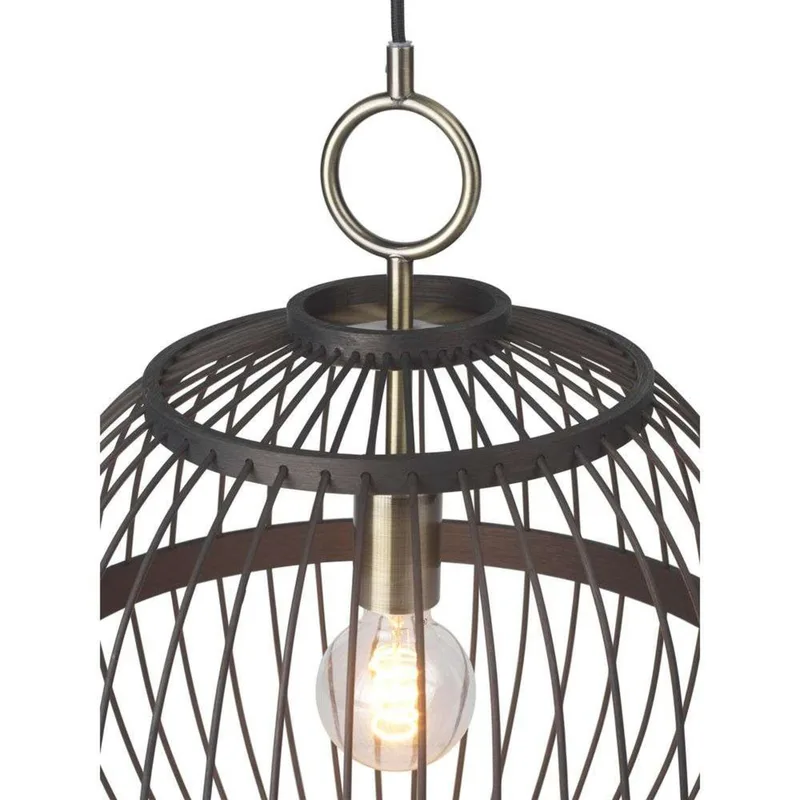 Stockholm Nordic hanglamp, Ø 30 cm, zwart van Halo Design – productfoto
