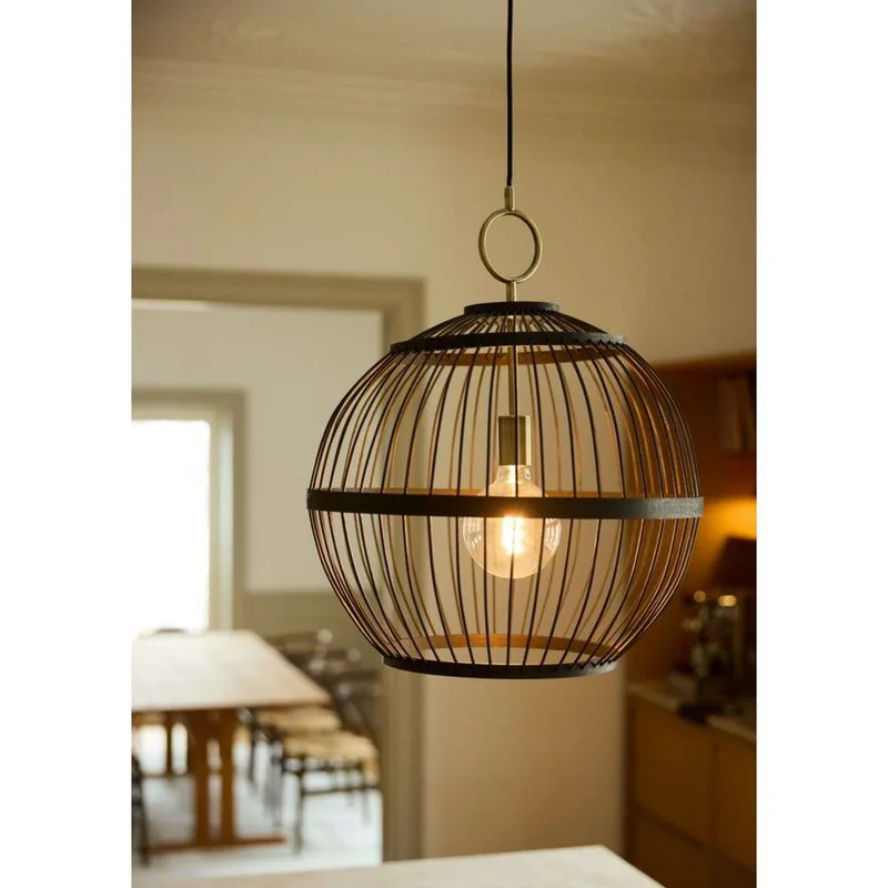 Stockholm Nordic hanglamp, Ø 40 cm, zwart van Halo Design – productfoto