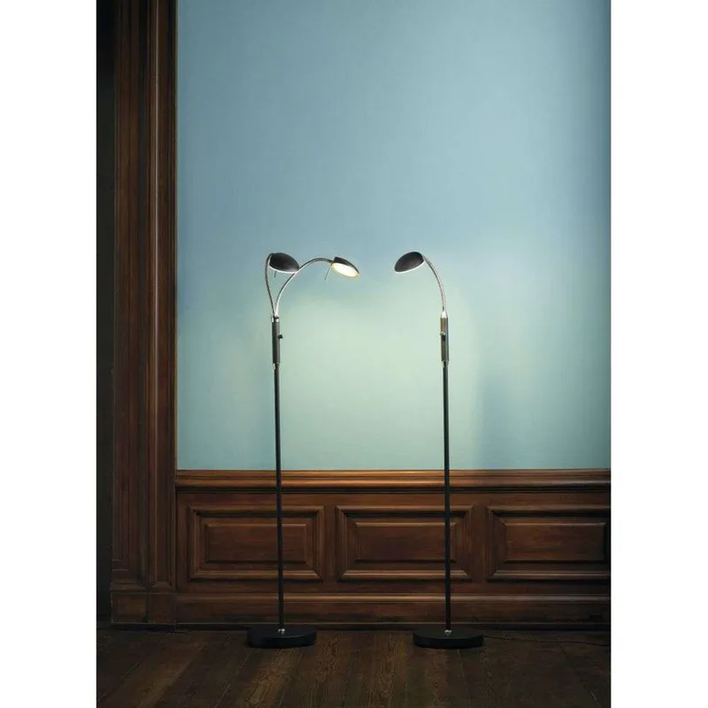 Vegas 2 Vloerlamp w/Dimmer Black von Halo Design – Produktfoto