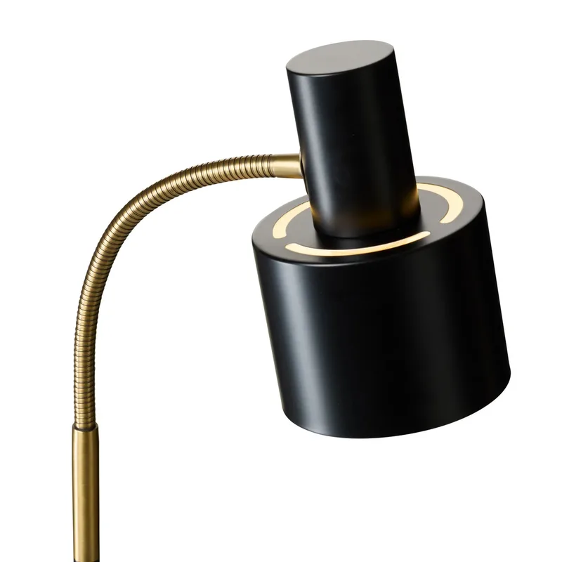 VOGUE vloerlamp, zwart, hoogte 143 cm, metaal, E27 by Halo Design – product photo