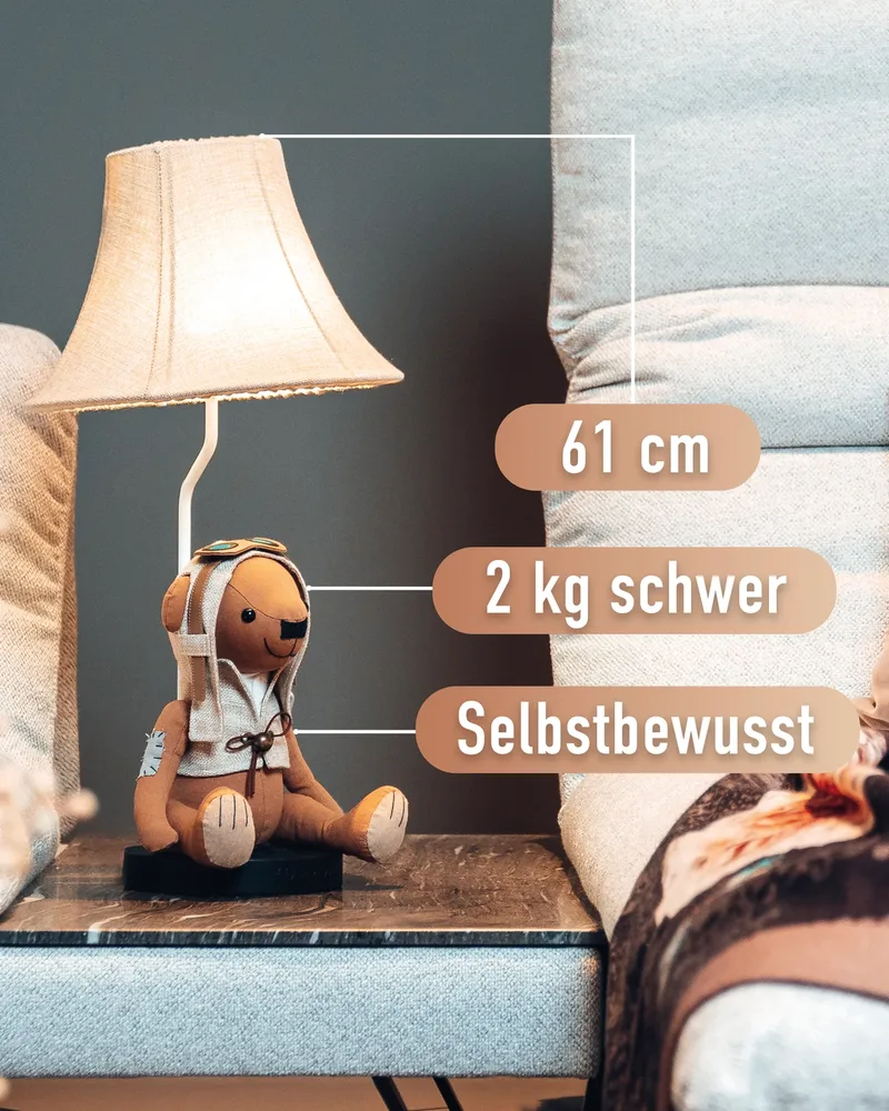 Charles (Höhe 61cm) fra Happy Lamps – produktbillede
