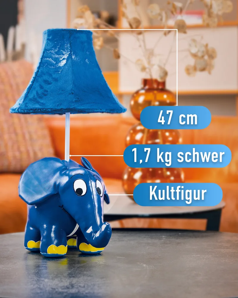 Elefant von Sendung mit der Maus (Höhe 47cm) by Happy Lamps – product photo