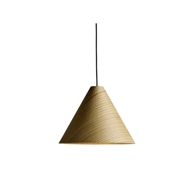 30 Degrees Hanglamp L Natural/Soft Black fra HAY – produktbillede