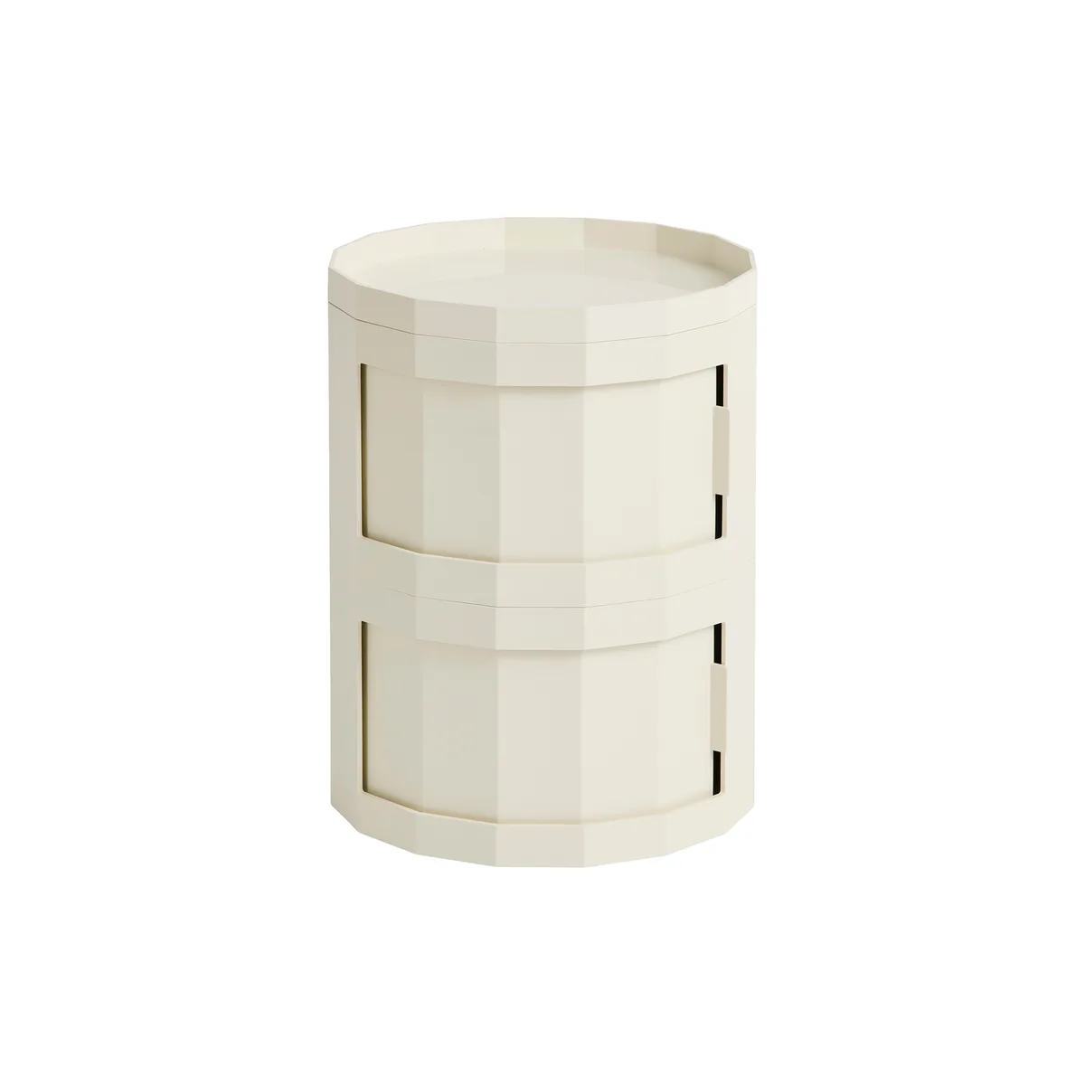 Ablage Facet - Beige - Recyceltes ABS - Designer Stefan Scholten van HAY – productfoto