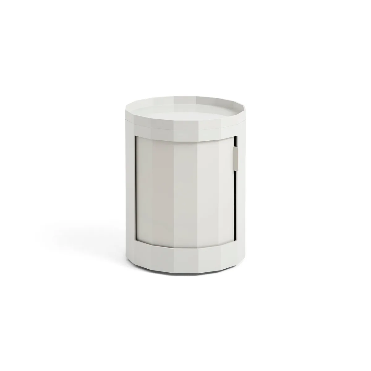 Ablage Facet - Grau - Recyceltes ABS - Designer Stefan Scholten by HAY – product photo