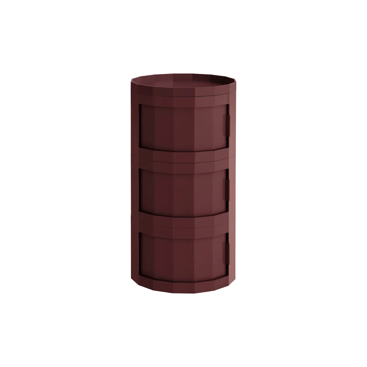 Ablage Facet - Rot - Recyceltes ABS - Designer Stefan Scholten by HAY – product photo