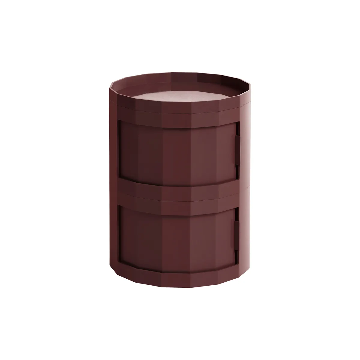 Ablage Facet - Rot - Recyceltes ABS - Designer Stefan Scholten von HAY – Produktfoto
