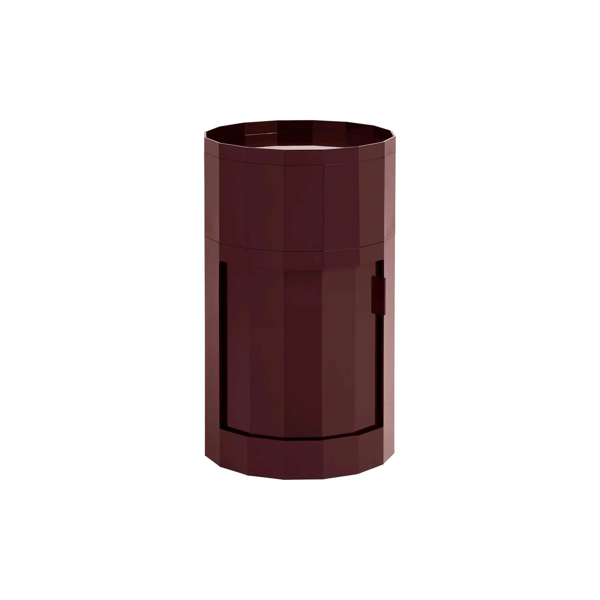 Ablage Facet - Rot - Recyceltes ABS - Designer Stefan Scholten von HAY – Produktfoto