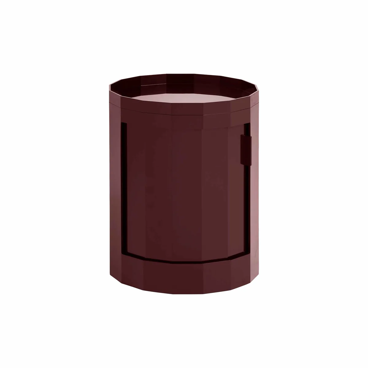 Ablage Facet - Rot - Recyceltes ABS - Designer Stefan Scholten de HAY – photo du produit