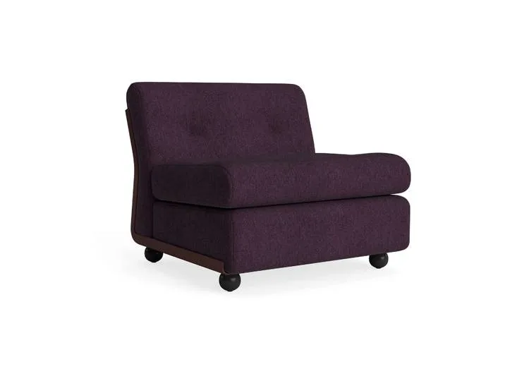 Amanta Sofamodul Burgundy red-turf burgundy, 1-sitzig/Sessel de HAY – photo du produit