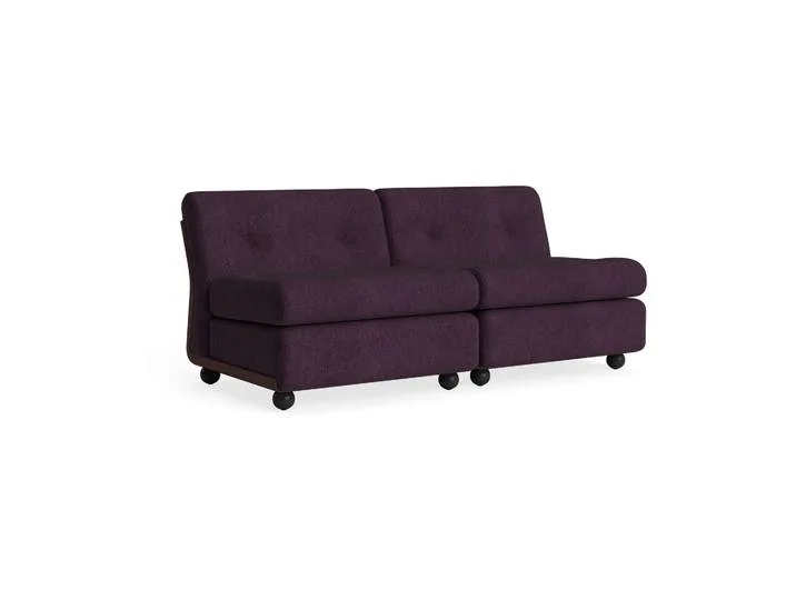 Amanta Sofamodul Burgundy red-turf burgundy, 2-sitzig de HAY – photo du produit