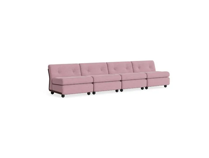 Amanta Sofamodul Burgundy red-yuma 1851, 4-sitzig van HAY – productfoto