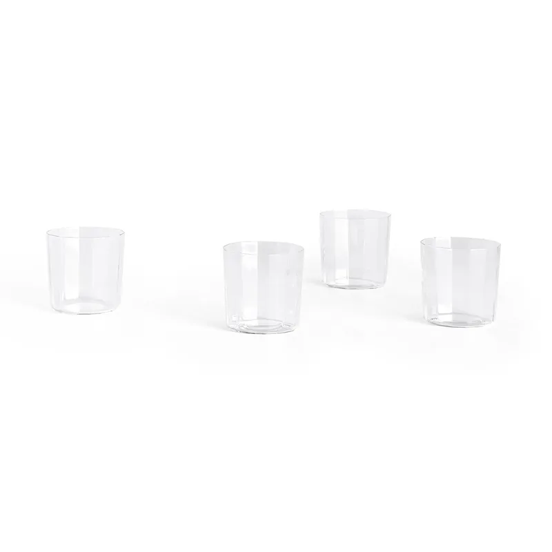 Angle Wasserglas 4er Pack Wide 7,5 cm de HAY – photo du produit