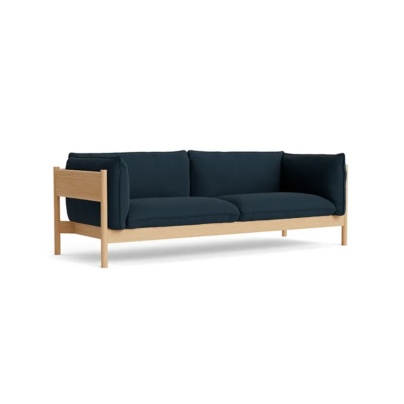 Arbour ECO 3-Sitzer Sofa Steelcut Trio 796- wachsgeöltes Eiche by HAY – product photo