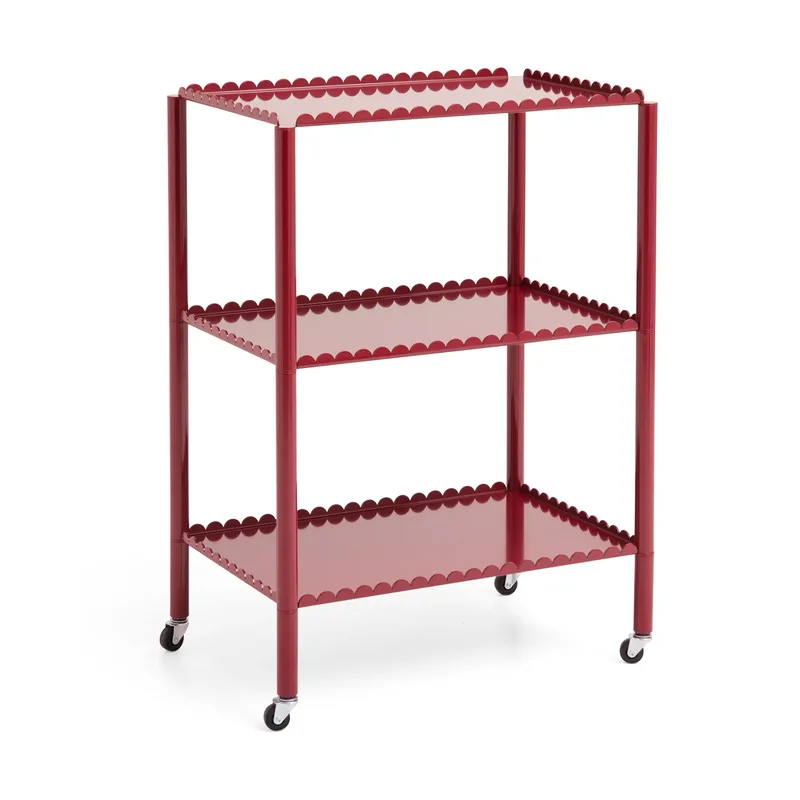 Arcs Trolley High Servierwagen Auburn red von HAY – Produktfoto