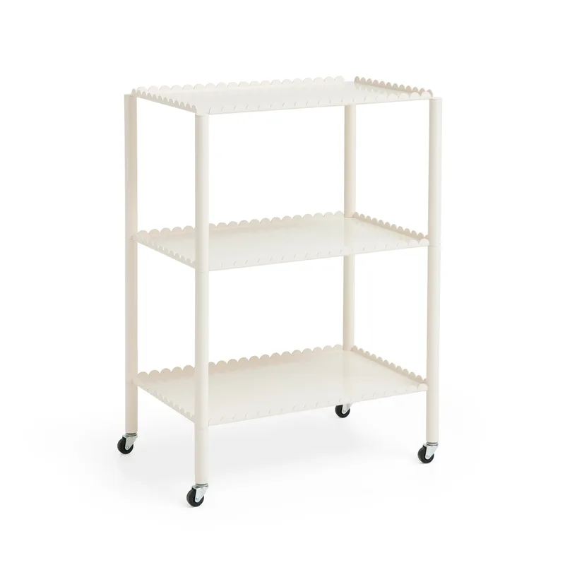 Arcs Trolley High Servierwagen Eggshell de HAY – photo du produit