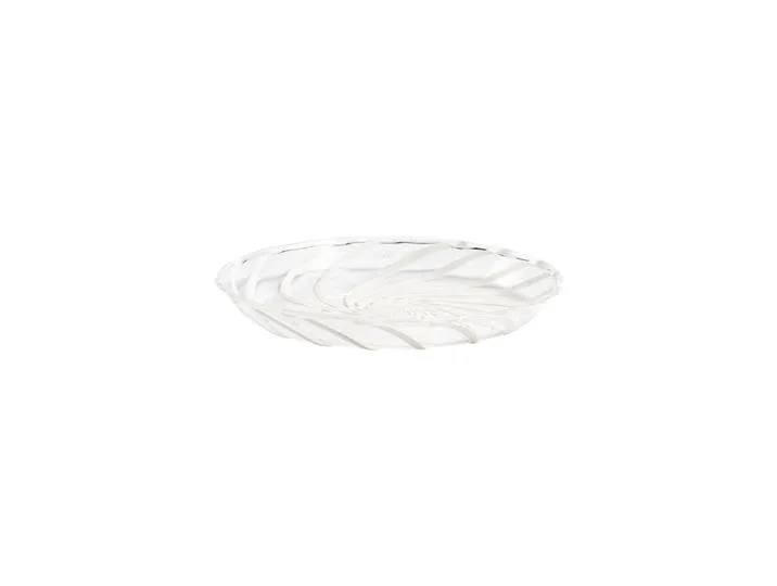 Assiette à mignardises Spin - Transparent - Verre borosilicaté von HAY – Produktfoto