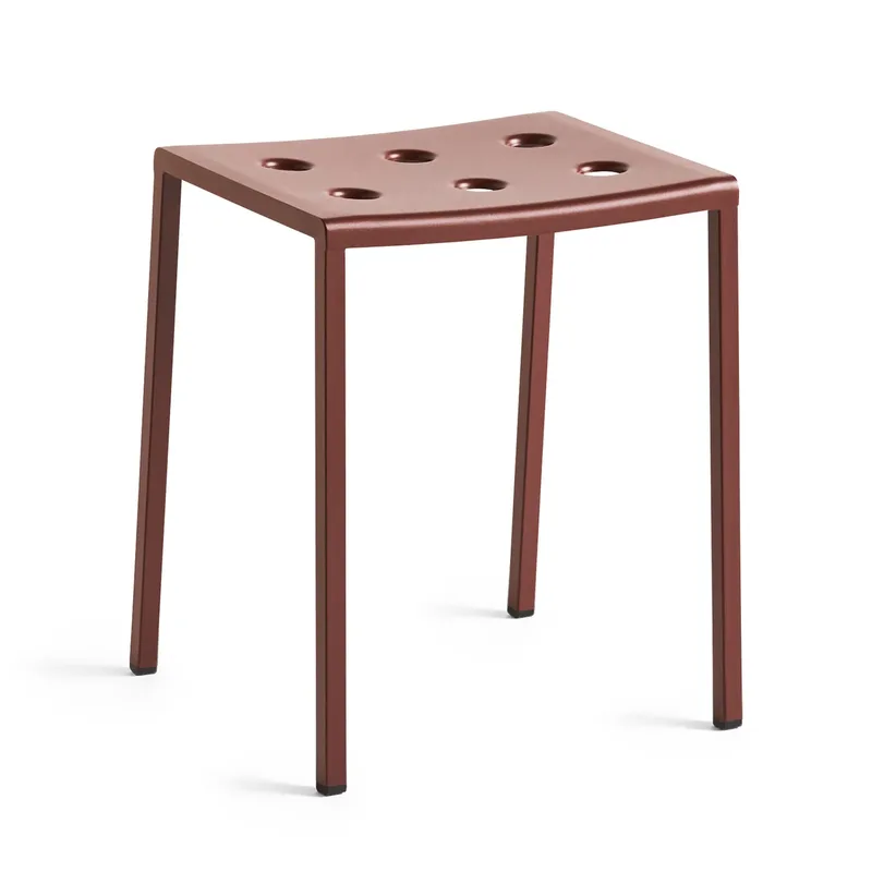 Balcony Hocker 46 cm Iron red by HAY – product photo