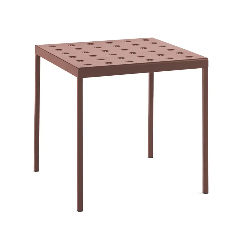 Balcony Tisch Iron red, 75 cm von HAY – Produktfoto