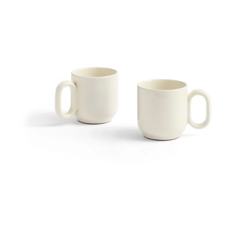 Barro Becher 2er-Pack Off-white de HAY – photo du produit