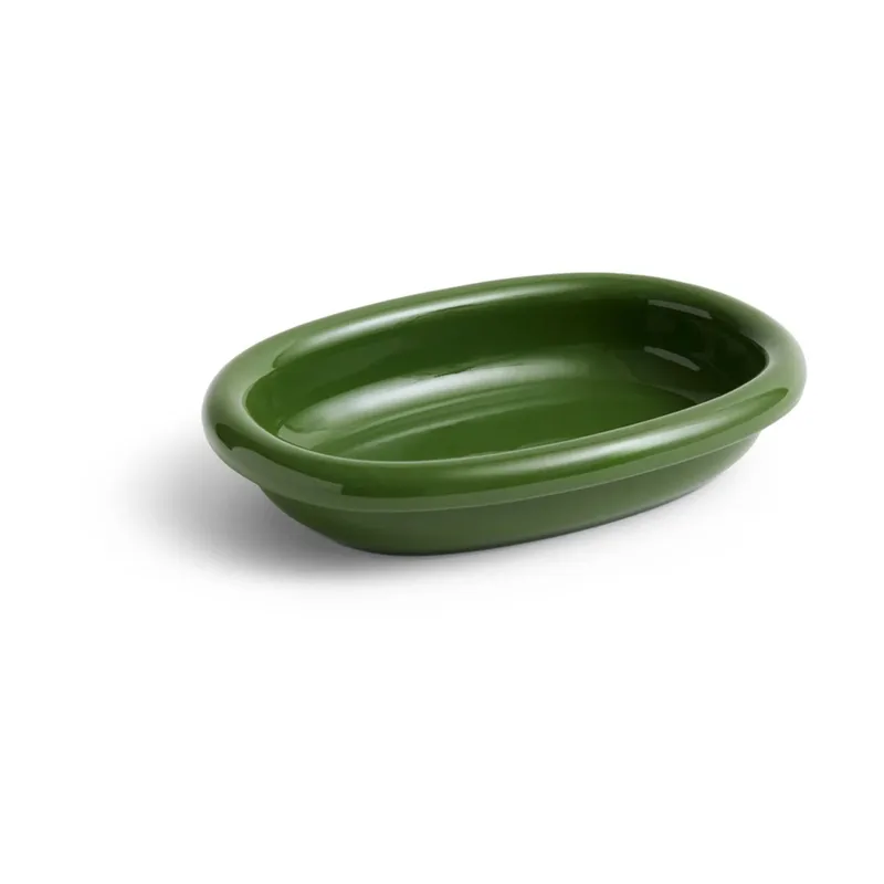 Barro ovale Servierplatte Green, small 20x27,5 cm de HAY – photo du produit