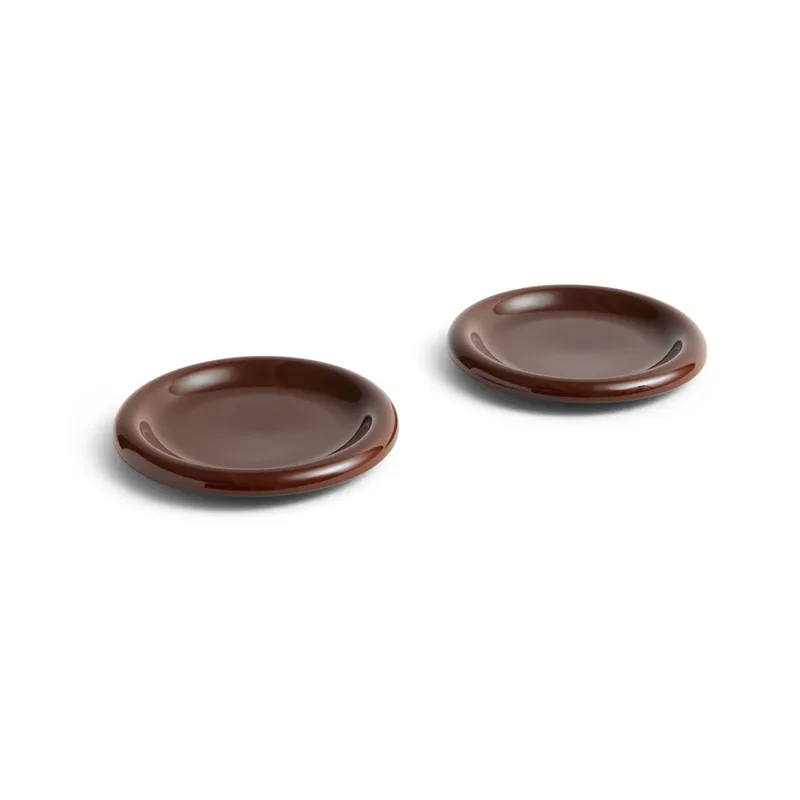 Barro Teller Burgundy, Ø18 cm, 2-teilig van HAY – productfoto