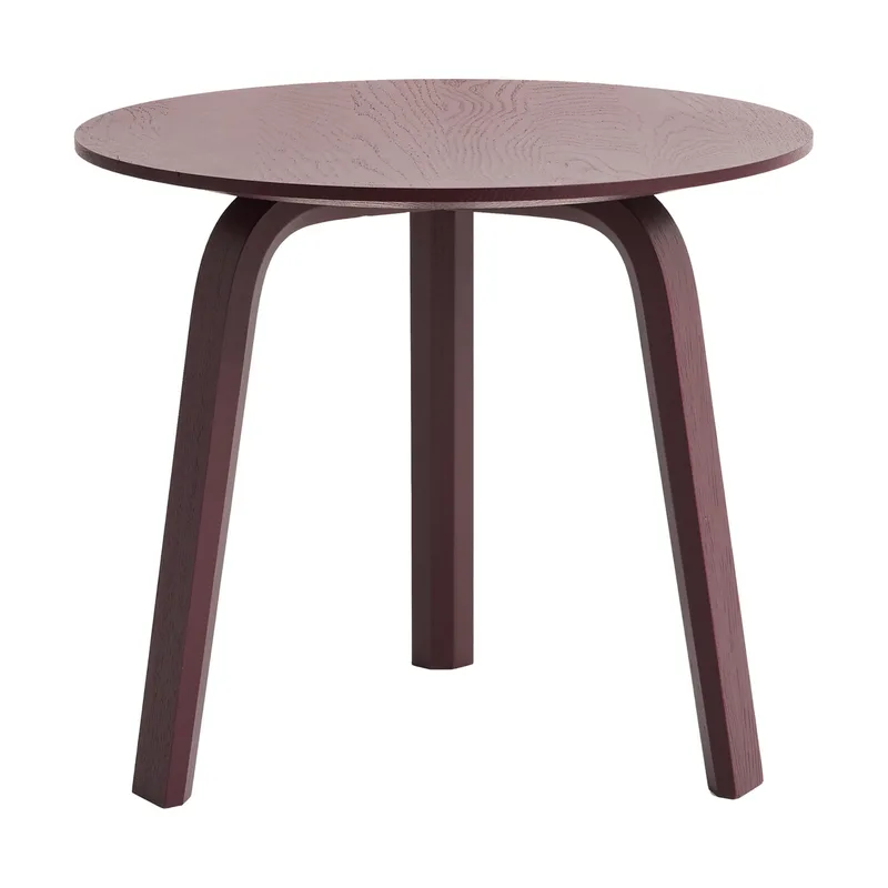 Bella Couchtisch Dark bordeaux, Ø45x39 cm från HAY – produktbild
