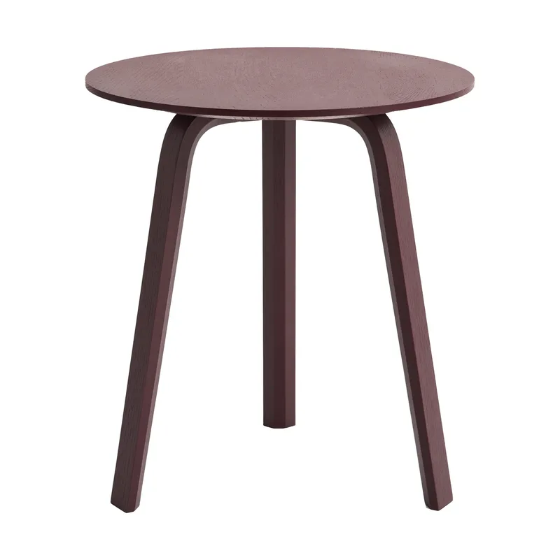 Bella Couchtisch Dark bordeaux, Ø45x49 cm von HAY – Produktfoto